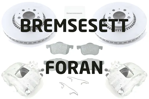 Bremsesett med calipere