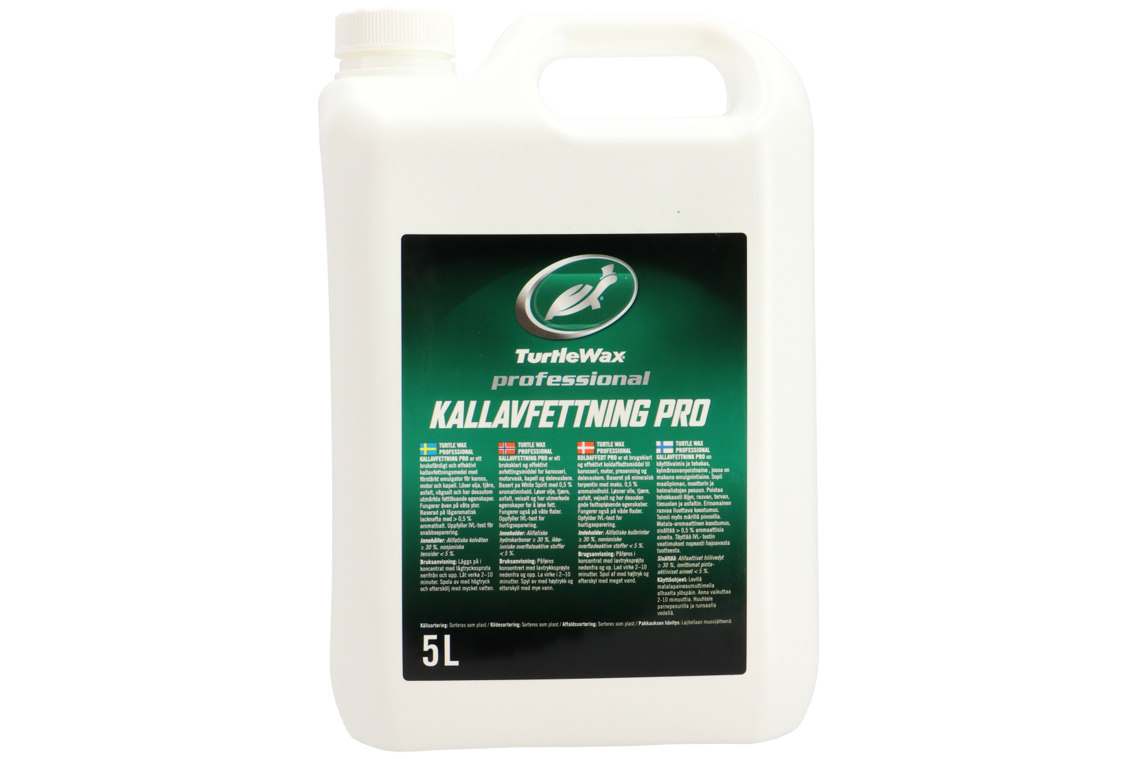 Turtle Wax Pro Kaldavfetting Pro 5L