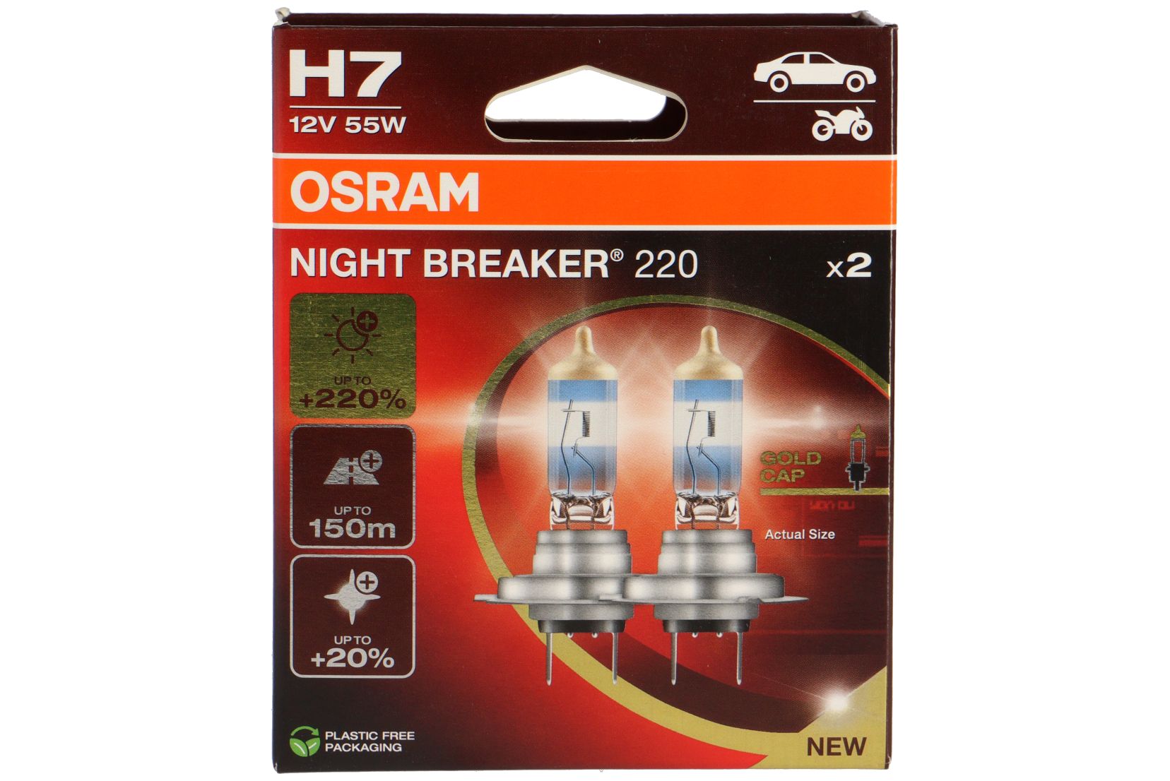 H7 Night Breaker Laser 220