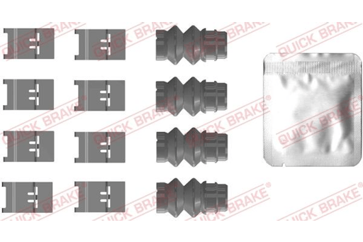 Bremseklosser, monteringssett
